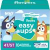 Pampers Training Pants - Easy Ups Boys & Girls Bluey - Size 4T-5T, 104 Count