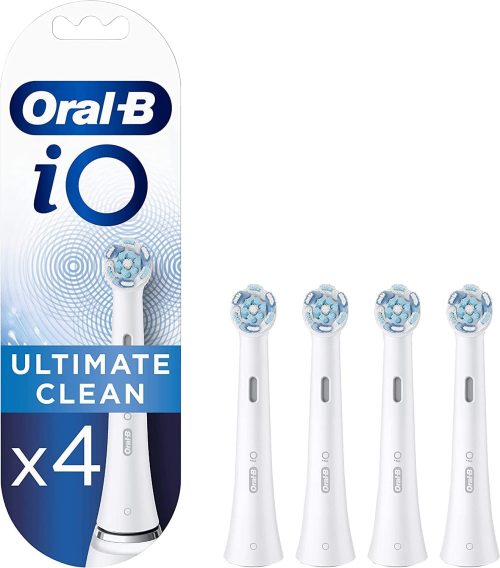 Oral-B iO Ultimate Clean Toothbrush Head Pack of 4 White