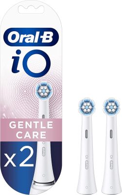 Oral-B iO Gentle Care Electric Toothbrush Head, Pack of 2, White wholesale