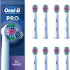 Oral-B Pro 3D White Electric Toothbrush Head Pack of 8
