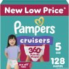 Pampers Diapers - Cruisers 360 - Size 5, 128 Count
