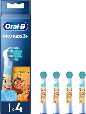 Oral-B Pro Kids Toothbrush Heads Disney Lion King - 4 Pack wholesale