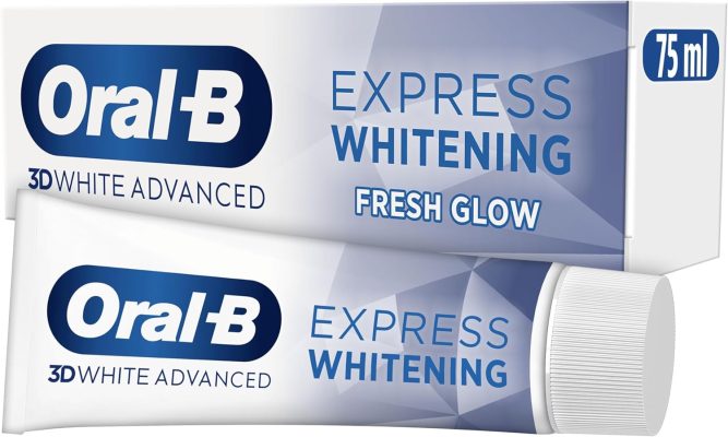 Oral-B 3D White Advanced Express Whitening Toothpaste Fresh Glow 75ml wholesale