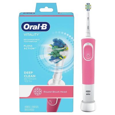 Oral-B Vitality FlossAction Electric Toothbrush (Pink) wholesale