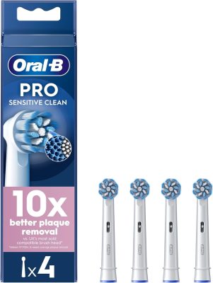 Oral-B Pro Sensitive Clean Toothbrush Heads White - 4 Pack wholesale
