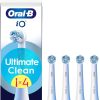 Oral-B iO Series Ultimate Clean Replacement Brush Heads Pack of 4 White