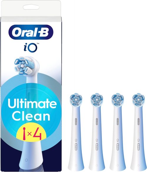 Oral-B iO Series Ultimate Clean Replacement Brush Heads Pack of 4 White