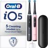 Oral-B iO5 2x Electric Toothbrushes For Adults Black and Pink