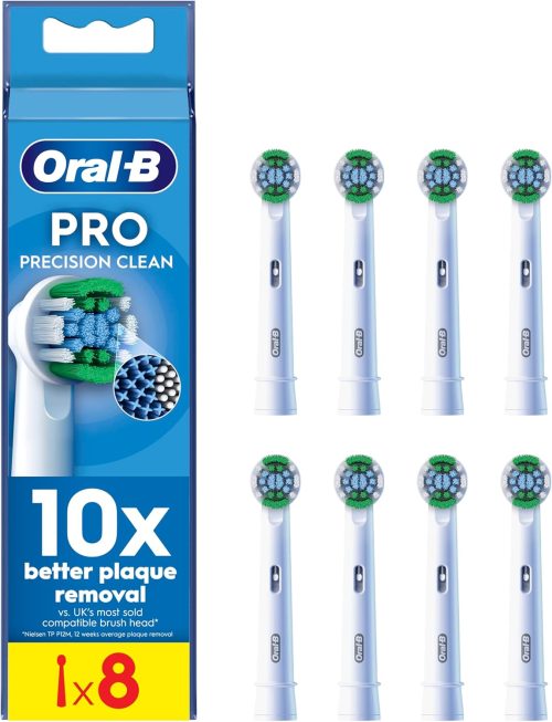Oral-B Pro Precision Clean Electric Toothbrush Heads – Pack of 8