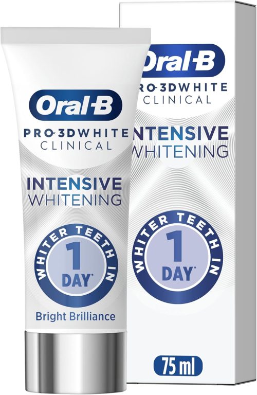 Oral-B Pro-3D White Clinical Intensive Whitening Toothpaste Bright Brilliance 75ml