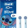 Oral-B iO Kids Disney Stitch Electric Toothbrush Head for Ages 6+ Pack of 2