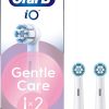 Oral-B iO Series Gentle Care, Original Replacement Round Brush Heads Pack of 2