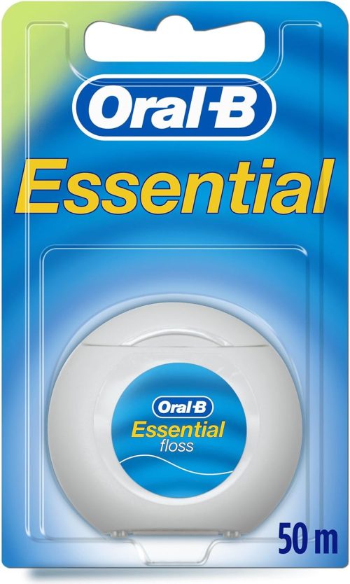 Oral-B Essential Waxed Mint Floss, 50m