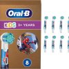 Oral-B Pro Kids Toothbrush Heads Featuring Spiderman, Pack of 8