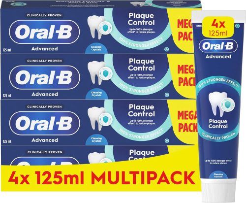 Oral-B Advanced Plaque Protection Toothpaste 4 x 125ml Multipack