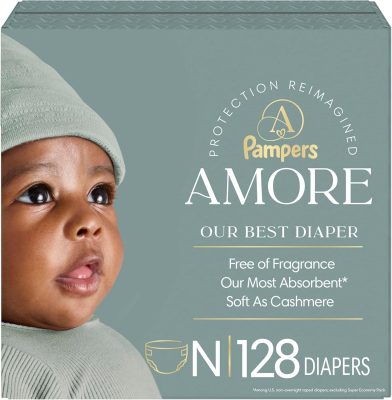 Pampers Amore Size 0 (up to 10 lbs) 128 Count wholesale