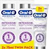 Oral-B Pro-3D White Clinical Intensive Whitening Toothpaste Radiant White 2 x 75ml Twin Pack