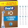 Oral-B iO Ultimate Clean Electric Toothbrush Head Pack of 8 White