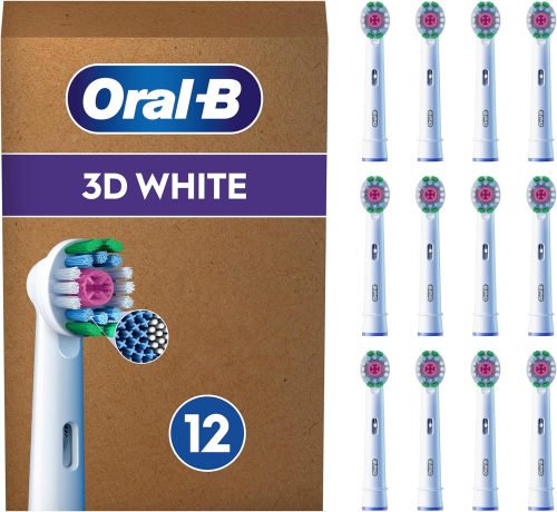 Oral-B Pro 3D White Toothbrush Head Pack of 12
