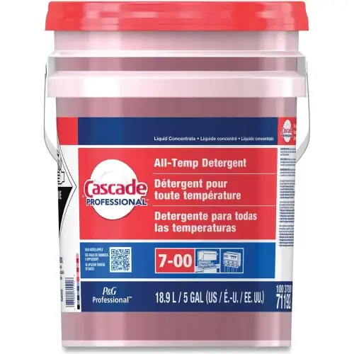 Cascade Professional All-Temp Detergent – Unscented, 5 Gallon