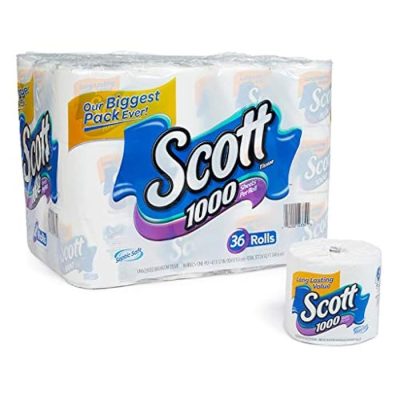 Scott 1000 Sheets Per Roll Toilet Paper 36 Rolls Bath Tissue wholesale