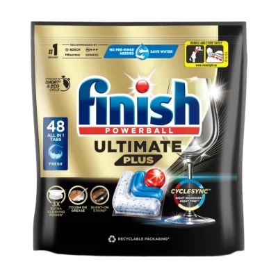 Finish Ultimate Plus All In One Dishwasher Tablets Fresh 48 Tabs wholesale