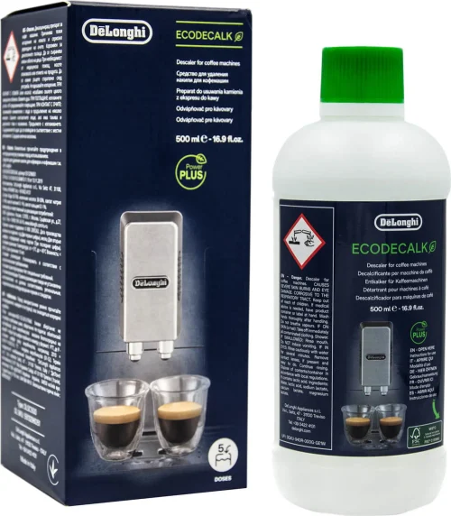 Delonghi EcoDecalk DLSC 500 Descaler for Fully Automatic Coffee Machines 500ml