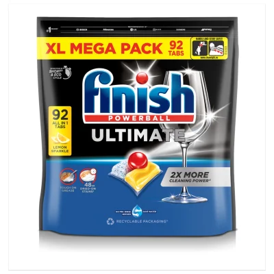 Finish Ultimate All In One Dishwasher Tablets Lemon 92 Tabs wholesale
