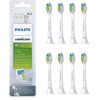 Philips Sonicare Toothbrush Heads, Optimal White, W2 HX6068/12 Pack of 8, White