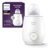 Philips Avent Premium Fast Bottle Warmer With Smart Temperature Control, Water Bath Technology, Automatic Shut-Off, Model SCF358