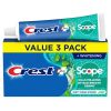 Crest + Scope Whitening Toothpaste - Pack Of 3, 5.4 Oz Tubes
