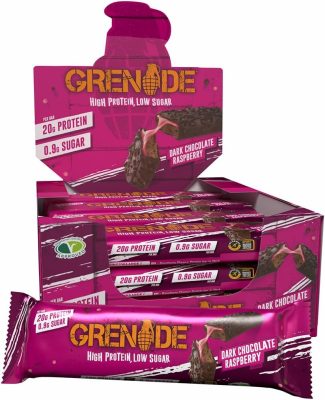 Grenade Dark Chocolate Raspberry Bar wholesale