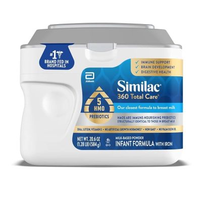 Similac 360 Total Care Infant Formula, Has 5 HMO Prebiotics 20.6-oz Tub wholesale