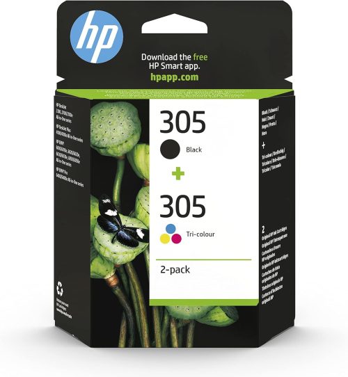 HP Inkjet Printer Black with Tricolour Multipack 6ZD17AE