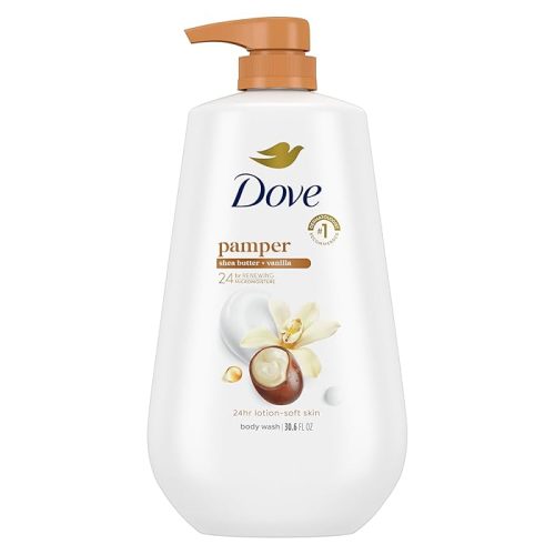 Dove Body Wash With Pump Pamper Shea Butter & Vanilla 30.6 Oz