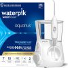Waterpik Aquarius Water Flosser For Teeth Cleaning, Gums, Braces, Dental Care, Electric Power White WP-660