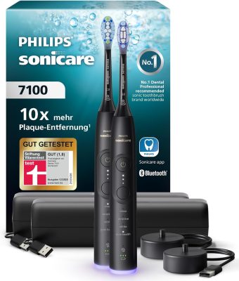 Philips Sonicare 7100 Series Dual Pack HX7429/03 Black Duo Edition wholesale