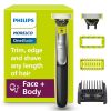 Philips Norelco for Face + Body, Electric Beard Trimmer, Shaver and Groomer QP2834/70