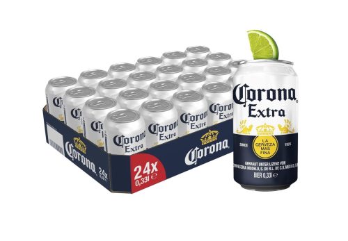 Corona Extra Premium Lager Canned Beer (24 X 0.33 l)