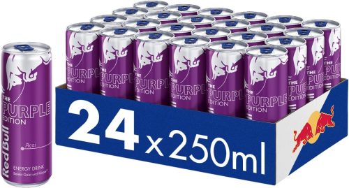 Red Bull Energy Drink Purple Edition - Acai Berry Flavour - 24 x 250 ml