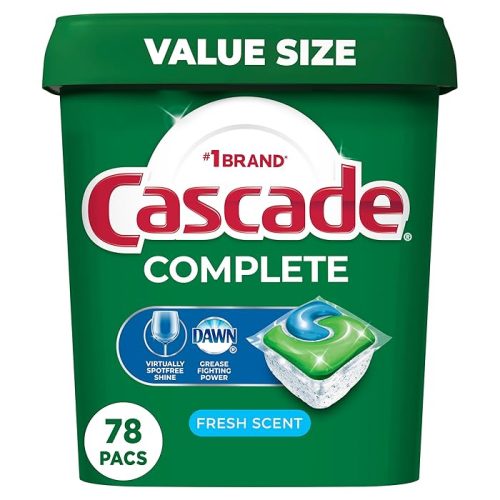 Cascade Complete Dishwasher Pods - Fresh Scent ActionPacs 78 Count