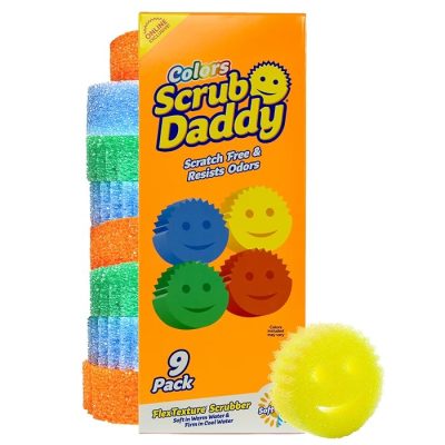 Scrub Daddy Scratch-Free Multipurpose Kitchen Sponges With BPA-Free Polymer Foam 9 Count wholesale