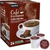 Cafe Escapes Single-Serve Coffee K-Cup Pods Cafe Mocha, Carton Of 24