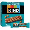 KIND Nut Bars, Dark Chocolate Nuts And Sea Salt, Healthy Snacks, 12 Count