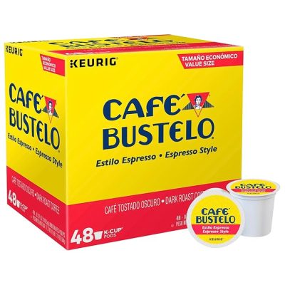 Café Bustelo Espresso Roast K-Cup Packs 48 Count wholesale