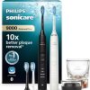 Philips Sonicare DiamondClean 9000 Electric Toothbrush HX9914/61 Black/Rose Gold