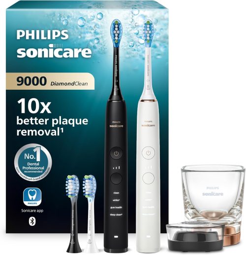 Philips Sonicare DiamondClean 9000 Electric Toothbrush HX9914/61 Black/Rose Gold