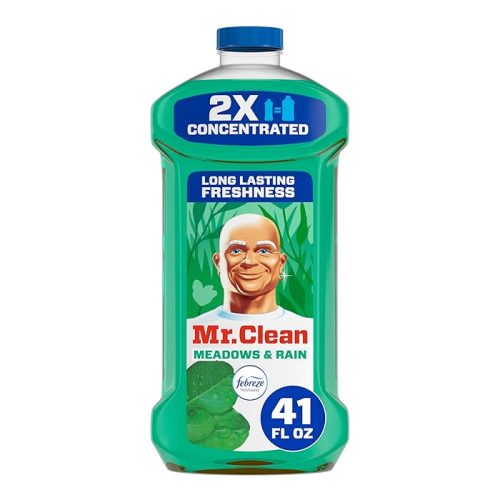 Mr. Clean All Purpose Cleaner, Floor Cleaner For Mopping Home Meadows & Rain, 41oz