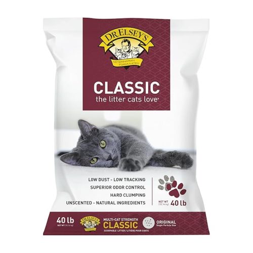 Dr. Elsey's Precious Cat Classic Premium Clumping Cat Litter 40 Lb Bag