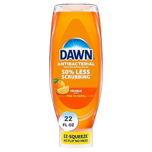 Dawn Ultra Antibacterial EZ-Squeeze Hand Soap, Orange, 22 Fl Oz